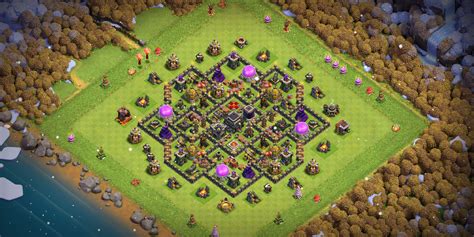 coc th 9 base layout.